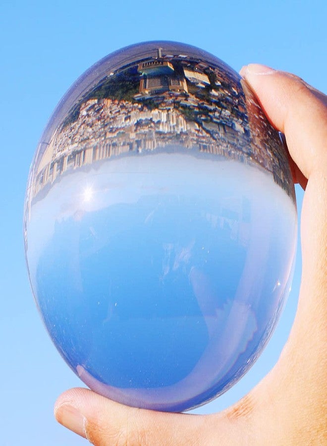 DSJUGGLING Clear Acrylic Contact Juggling Ball 4" - 100mm - Image 2